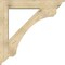 Ekena Millwork Legacy Traditional Rough Sawn Bracket w/ Offset Brace, Douglas Fir, 8"W x 48"D x 48"H BKT0806X48X48LEC01RDF - alternate 4